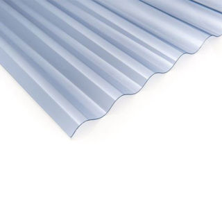 Picture of Marvec Corrugated PVC Sheet Clear 600mm Cover