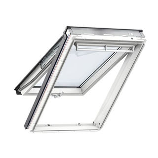 VELUX White Polyurethane Top Hung Triple Glazed Roof Window 0062