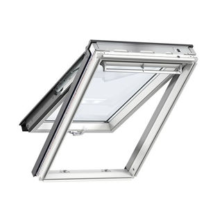 VELUX White Painted Pine Top Hung Roof Window Triple Glazed 