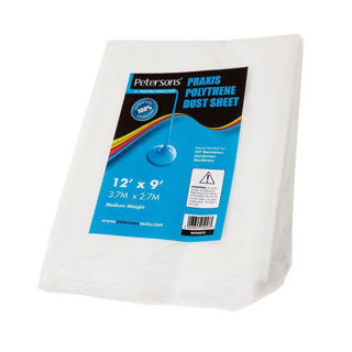 Picture of Petersons Praxis Polyethene Dust Sheet 12' x 9'