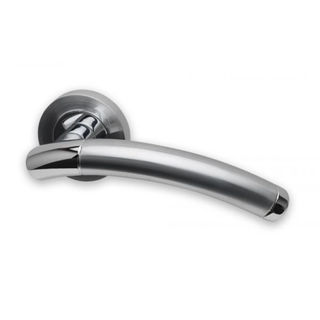 Picture of Lever On Rose Handle Lincoln - Polished Chrome/Satin Chrome