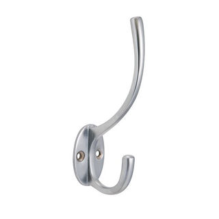 Picture of Hat & Coat Hook Satin Chrome 128mm