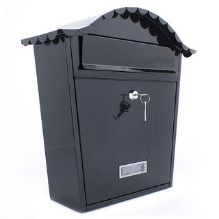 Sterling Classic Black Post Box