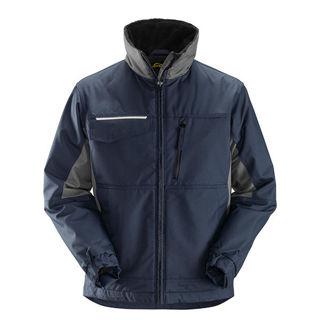 Snickers Craftsmens Winter Jacket Navy and Grey