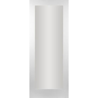 White Primed Cheshire 1 Panel Shaker Pre-Glazed Door Murdock Builders Merchants