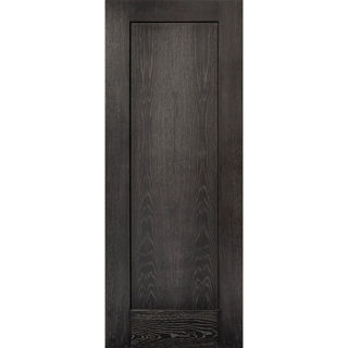 Black Oak Veneer Dallas 1 Panel 44mm Door Murdock Builders Merchants