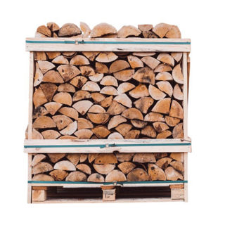 Firewood Kiln Dried Birch Crate (1m3) Murdock Builders Merchants
